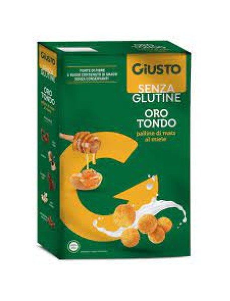 GIUSTO SENZA GLUTINE ORO TONDO CON MIELE 250G