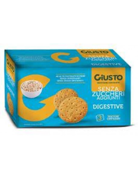 GIUSTO SENZA ZUCCHERI AGGIUNTI BISCOTTI DIGESTIVE 3x75G