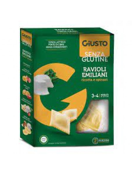 GIUSTO SENZA GLUTINE RAVIOLI EMILIANI RICOTTA E SPINACI 250G