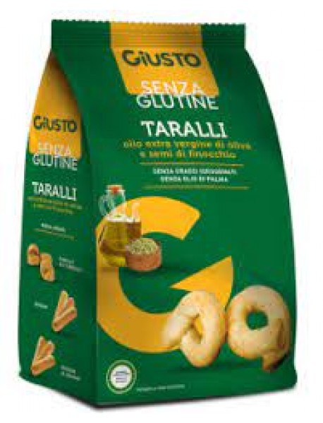 GIUSTO SENZA GLUTINE TARALLI CON SEMI DI FINOCCHIO 175G