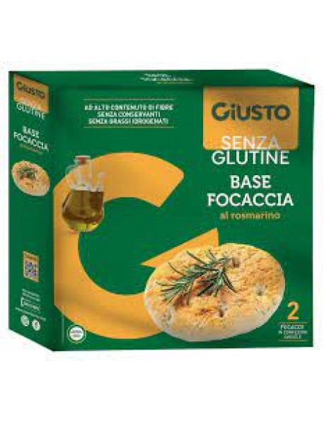 GIUSTO SENZA GLUTINE BASE FOCACCIA 280G