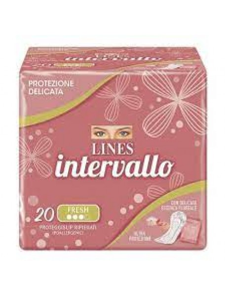 LINES INTERVALLO FRESH PROTEGGISLIP RIPIEGATI 16 PEZZI