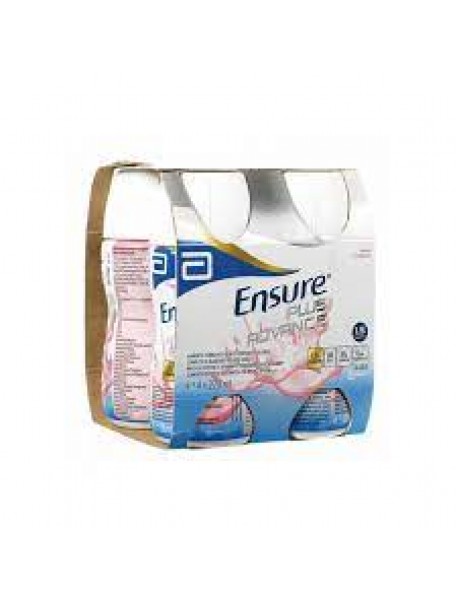 ENSURE PLUS ADVANCE GUSTO FRAGOLA 4X220ML