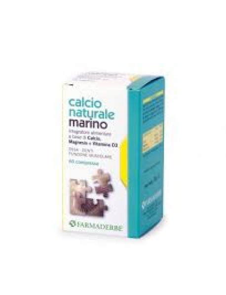 FARMADERBE CALCIO NATURALE MARINO 60 COMPRESSE