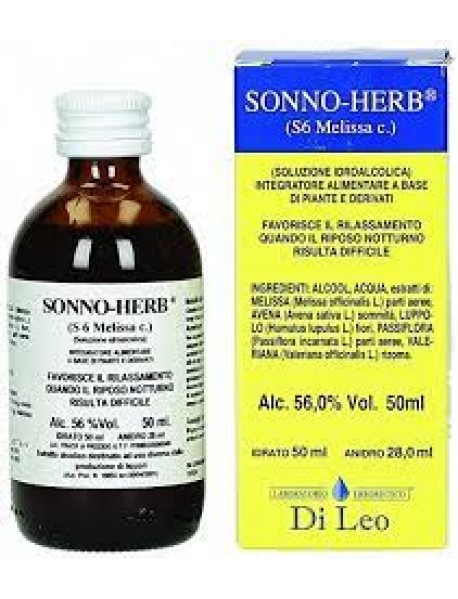 SONNO HERB S6 MELISSA 50ML DI LEO