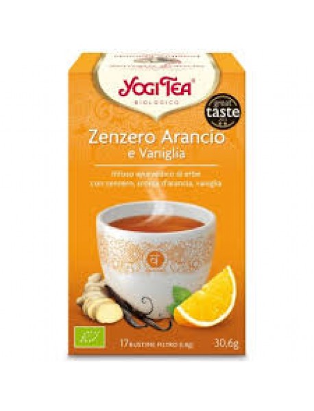 YOGI TEA ZENZERO ARANCIO E VANIGLIA BIO 17 FILTRI PER INFUSIONE