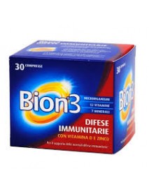 BION 3 30 COMPRESSE Difese Immunitarie Con Vitamina D e Zinco