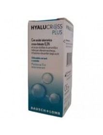 HYALUCROSS PLUS COLLIRIO PER OCCHI SECCHI E ROSSI MULTIDOSE 10ML