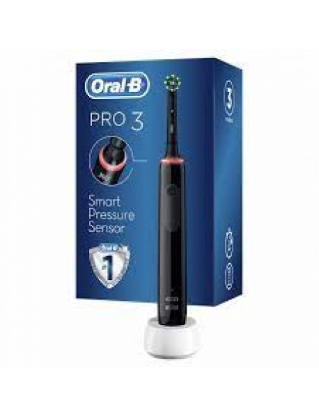 ORAL-B PRO3 3000 BLACK CROSSACTION SPAZZOLINO ELETTRICO NERO