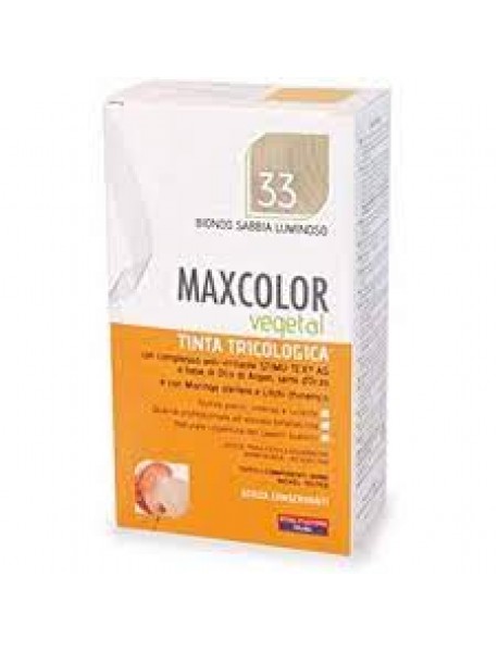 MAXCOLOR VEGETAL TONALITA' 33 BIONDO SABBIA LUMINOSO 140ML