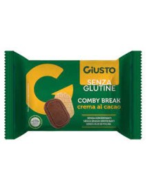 GIUSTO SENZA GLUTINE COMBY BREAK CON CREMA AL CACAO 26G