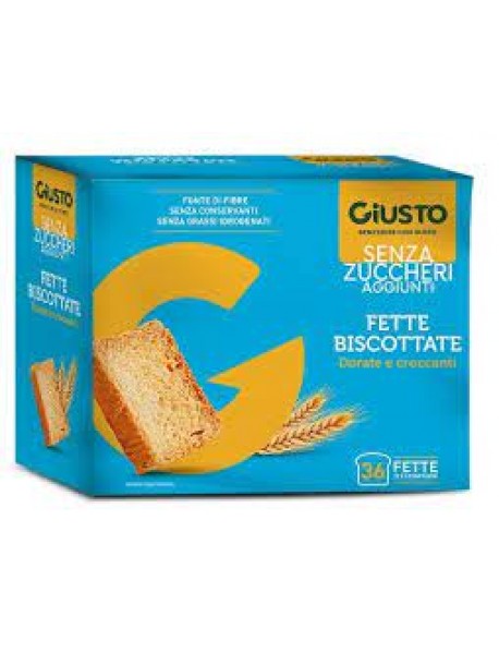 GIUSTO SENZA ZUCCHERI AGGIUNTI FETTE BISCOTTATE 300G