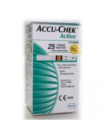 ACCU-CHEK ACTIVE STRIPS 25PZ