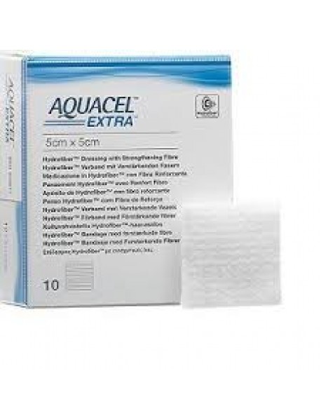 AQUACEL AG+ EXTRA 5X5CM 10 MEDICAZIONI