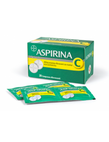 ASPIRINA C 400MG + 240MG 20 COMPRESSE EFFERVESCENTI
