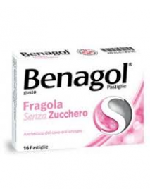 BENAGOL 16 PASTIGLIE FRAGOLA SENZA ZUCCHERO