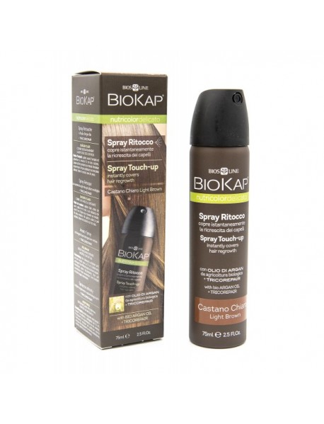 BIOS LINE BIOKAP NUTRICOLOR DELICATO SPRAY RITOCCO CASTANO CHIARO 75ML