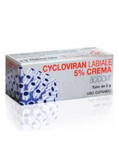 CYCLOVIRAN LABIALE CREMA 2G 5%