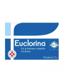 EUCLORINA POLVERE 10 BUSTINE 2,5G