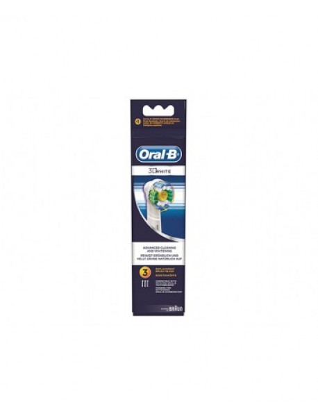 ORAL-B 3D WHITE TESTINE DI RICAMBIO 3 PEZZI