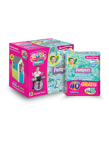 PAMPERS BABY FRESH 140 SALVIETTE 