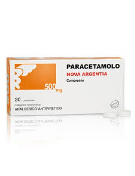 NOVA ARGENTIA PARACETAMOLO 20 COMPRESSE 500MG