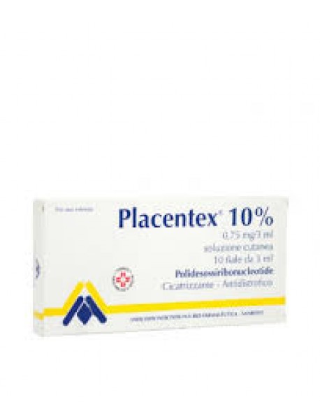 PLACENTEX 10% 10 FIALE 3ML USO ESTERNO 