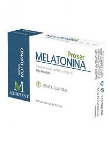 MEDIPLANT PROSER MELATONINA 80 COMPRESSE