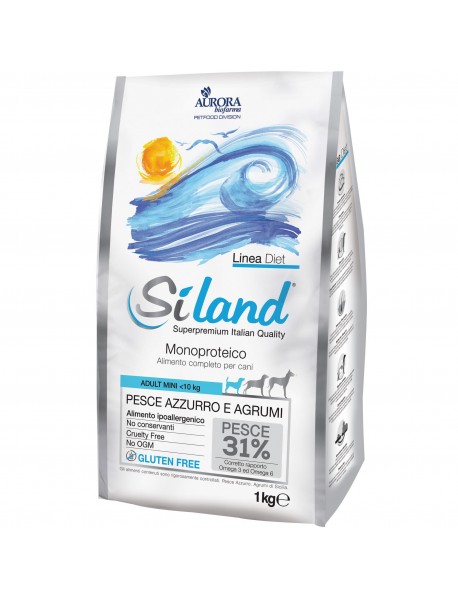 SILAND DIET ADULT MINI ALIMENTO MONOPROTEICO CON PESCE AZZURRO E AGRUMI 1KG