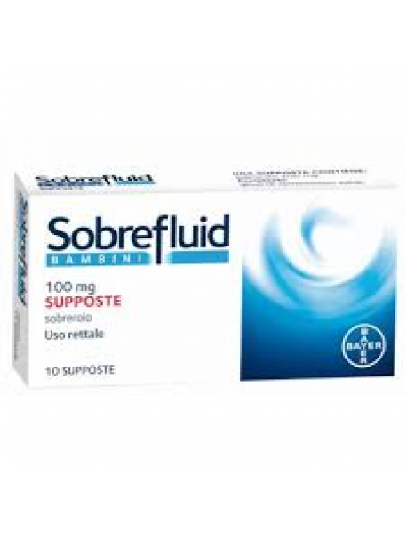 SOBREFLUID BAMBINI 100MG 10 SUPPOSTE 