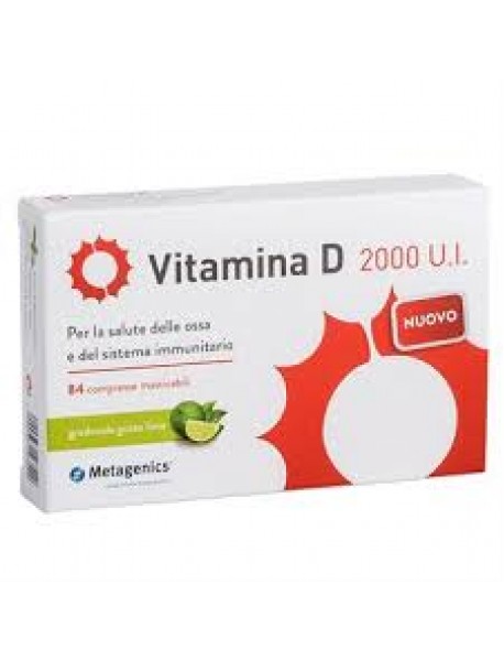 METAGENICS VITAMINA D 2000 UI 84 COMPRESSE 