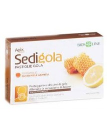 BIOSLINE APIX SEDIGOLA CARAMELLE MIELE E ARANCIA 20 PASTIGLIE