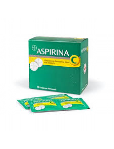 ASPIRINA C 400MG + 240MG 40 COMPRESSE EFFERVESCENTI
