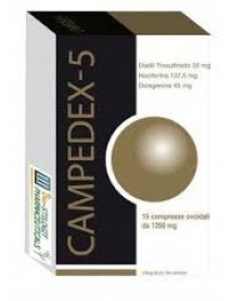 CAMPEDEX-5 15 COMPRESSE OVOIDALI