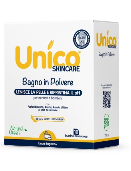 UNICO BAGNO BAMBINI AVENA AMIDO 10 BUSTINE