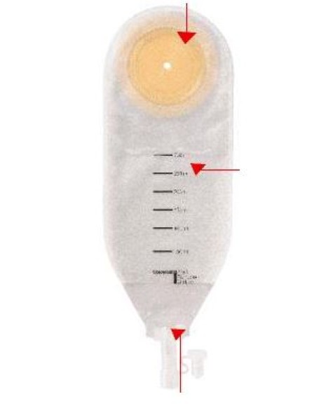 COLOPLAST DREN STERILE MAXI SACCHE PER DRENAGGIO DELLE FERITE 500ML 10 PEZZI