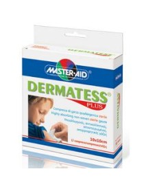 MASTER-AID DERMATESS PLUS 12 COMPRESSE 10X10CM 