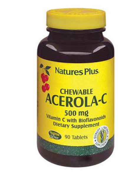 NATURE'S PLUS ACEROLA C 90 TAVOLETTE 500MG