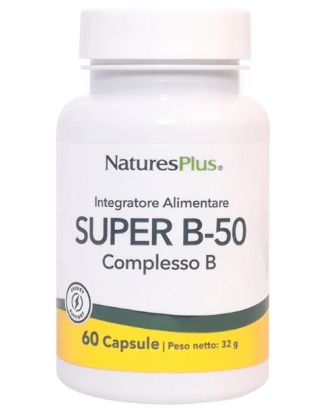 NATURE'S PLUS SUPER B-50 50MG 60 CAPSULE 