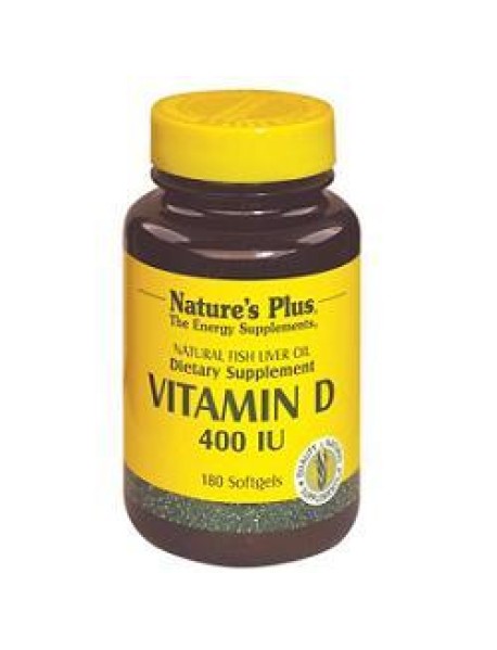 NATURE'S PLUS VITAMINA D 400UI 180 CAPSULE 