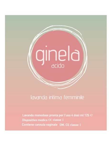 GINELA ACIDO LAVANDA INTIMA 4 FLACONI MONODOSE DA 125ML