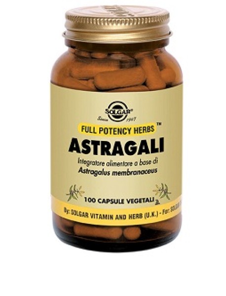 SOLGAR ASTRAGALI 100 CAPSULE VEGETALI 