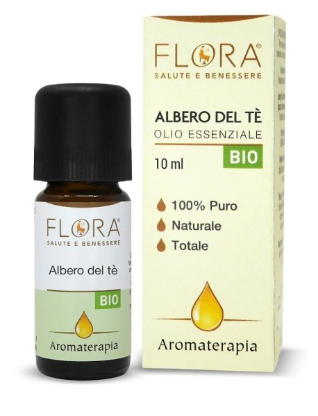 FLORA OLIO ESSENZIALE BIO ALBERO DEL TE' 10ML 