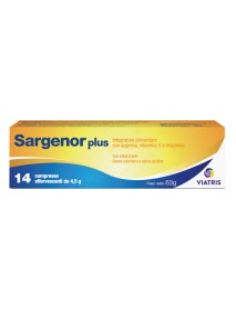 SARGENOR PLUS INTEGRATORE 14 COMPRESSE EFFERVESCENTI