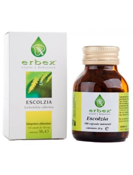 ESCOLZIA 100CPS 380MG ERBEX