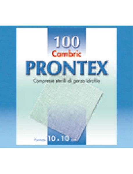 SAFETY PRONTEX GARZE CAMBRIC COMPRESSE DI GARZA 10X10CM 100 PEZZI