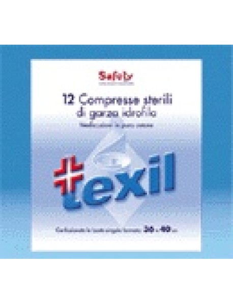 SAFETY GARZE TEXIL STERILI 18X40CM 12 GARZE 