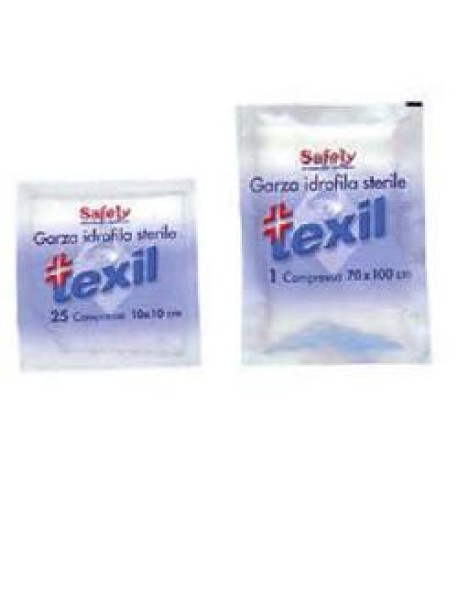 SAFETY GARZA TEXIL STERILE 10X10CM 25 GARZE 