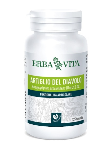 ERBA VITA ARTIGLIO DEL DIAVOLO 125 TAVOLETTE 400MG 