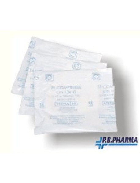 GARZA STER 10X10CM 25PZ PBPHARMA